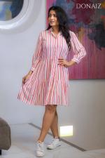 Oversize two tiered Midi Shirt Dress