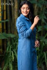 Chamray Rufflled Sleeve Shirt Dress