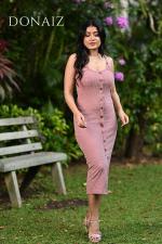 Rib Knit Midi Dress
