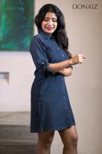 Casual Denim Shirt Dress
