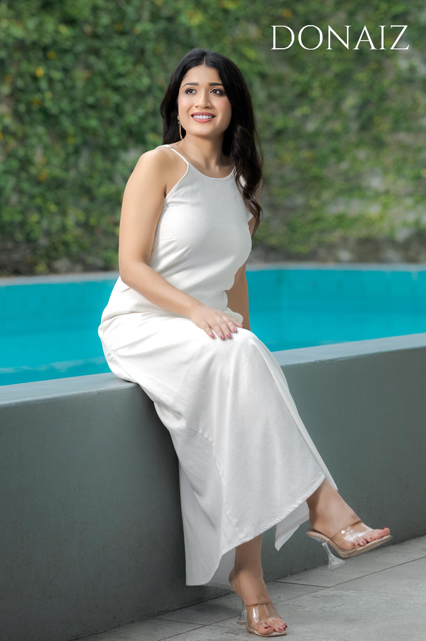 Sleeveless Linen Maxi Dress