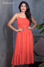Strapped Smock Dress