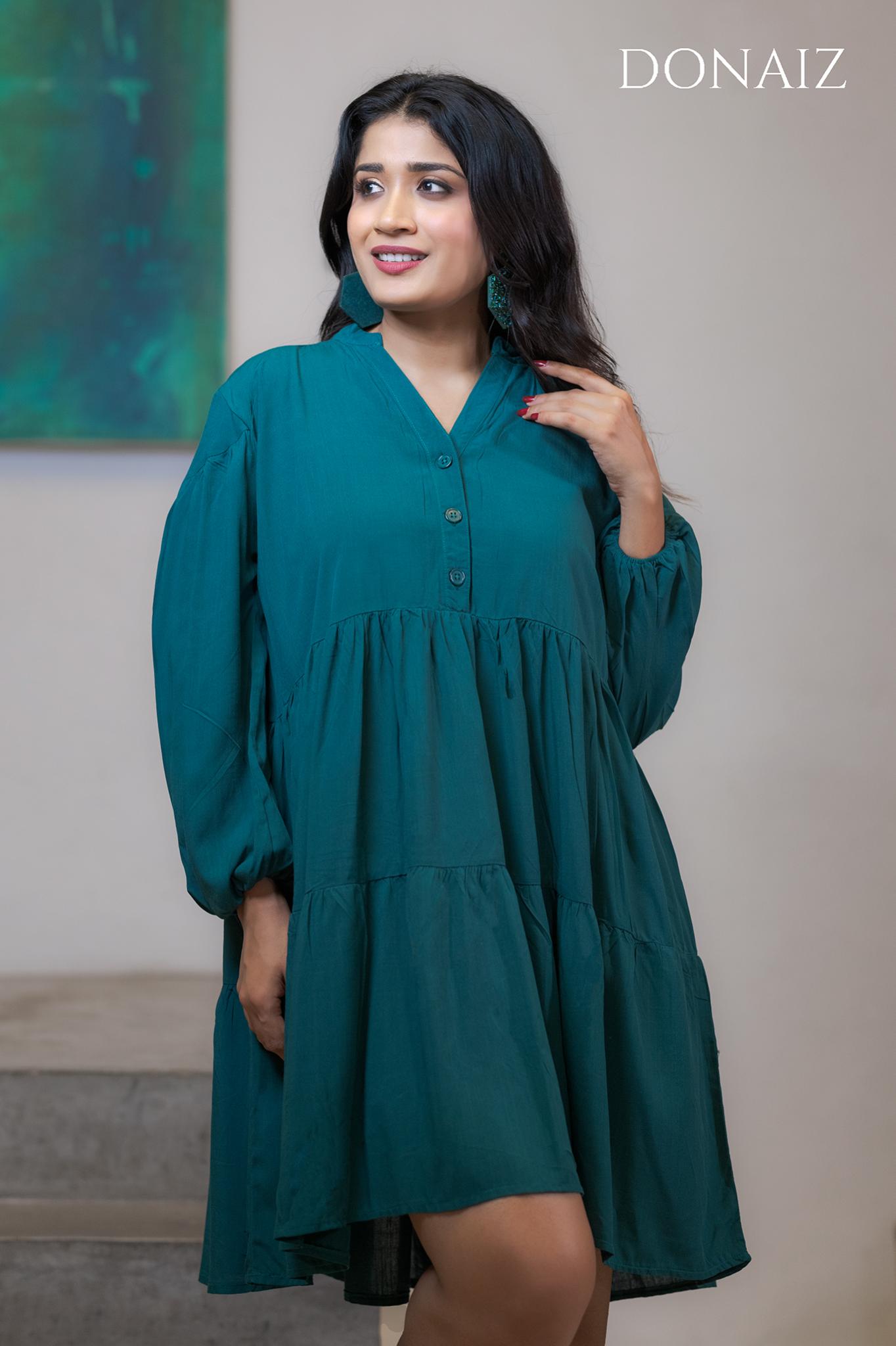 Oversize two tiered Dress