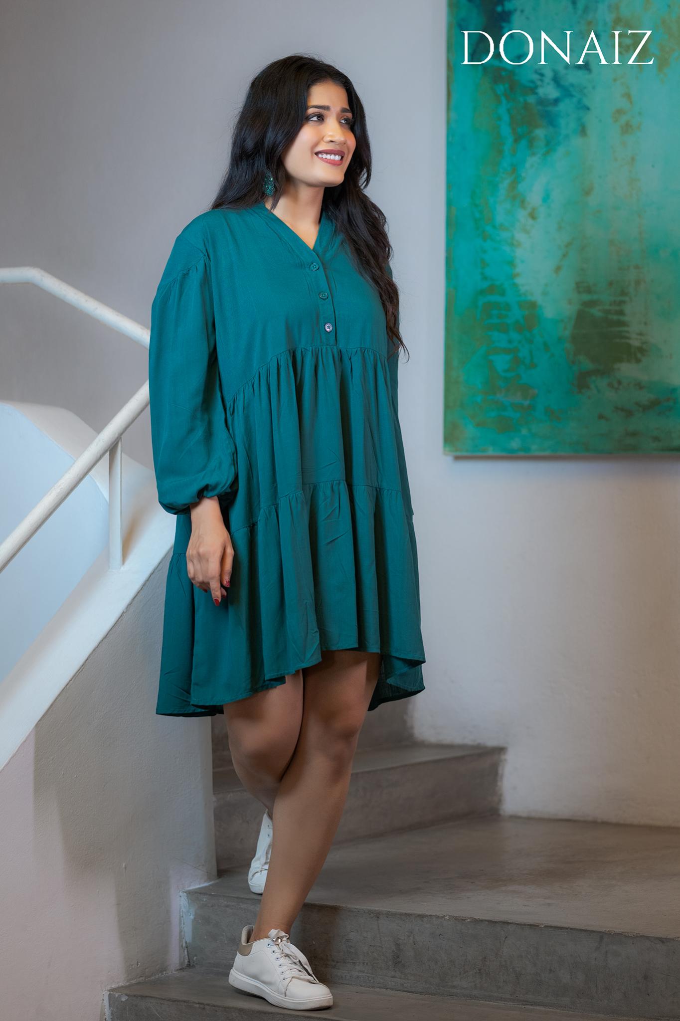 Oversize two tiered Dress