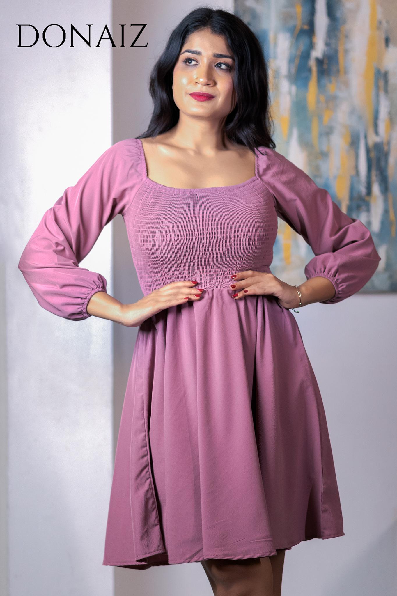 Elegant smocked dress