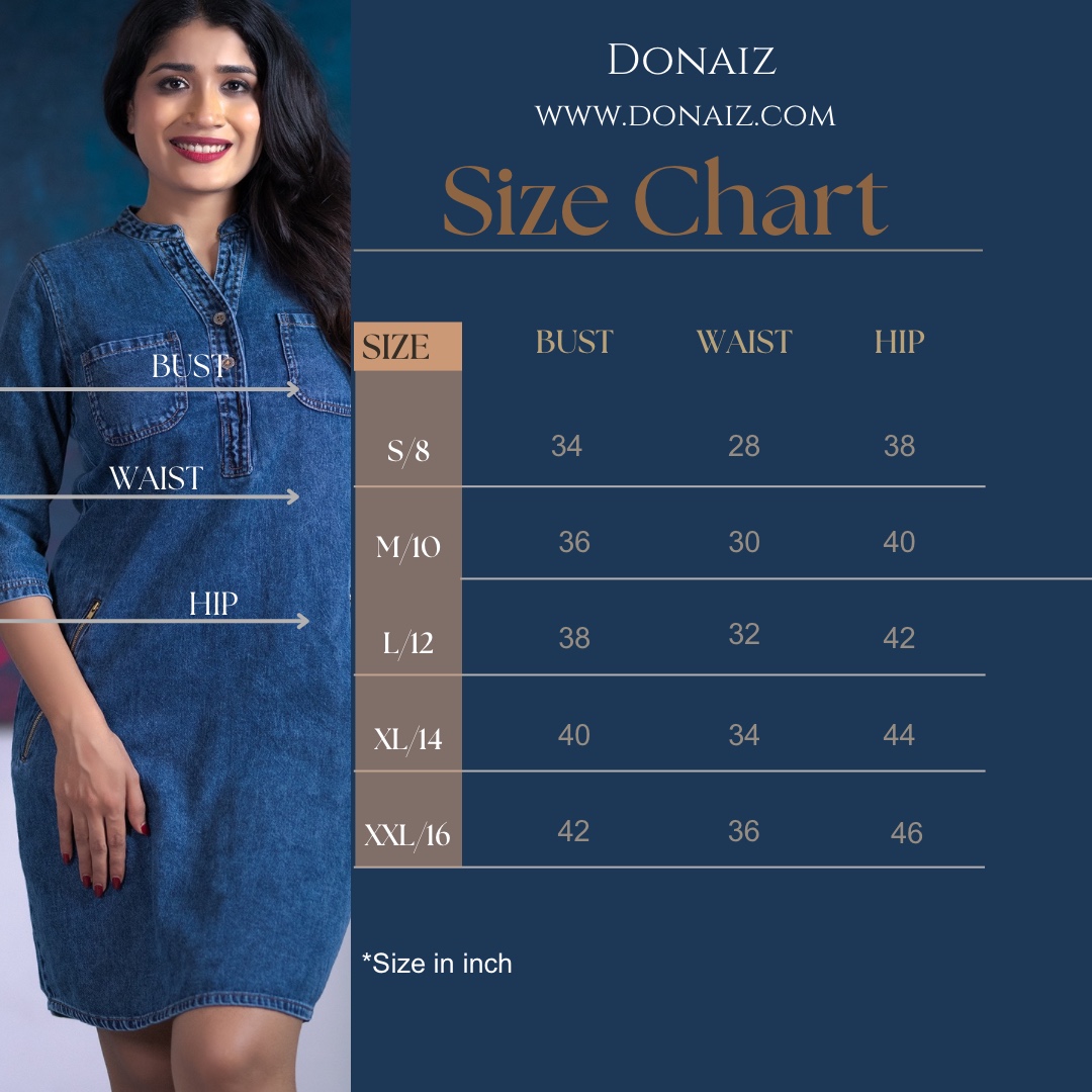donaiz size chart